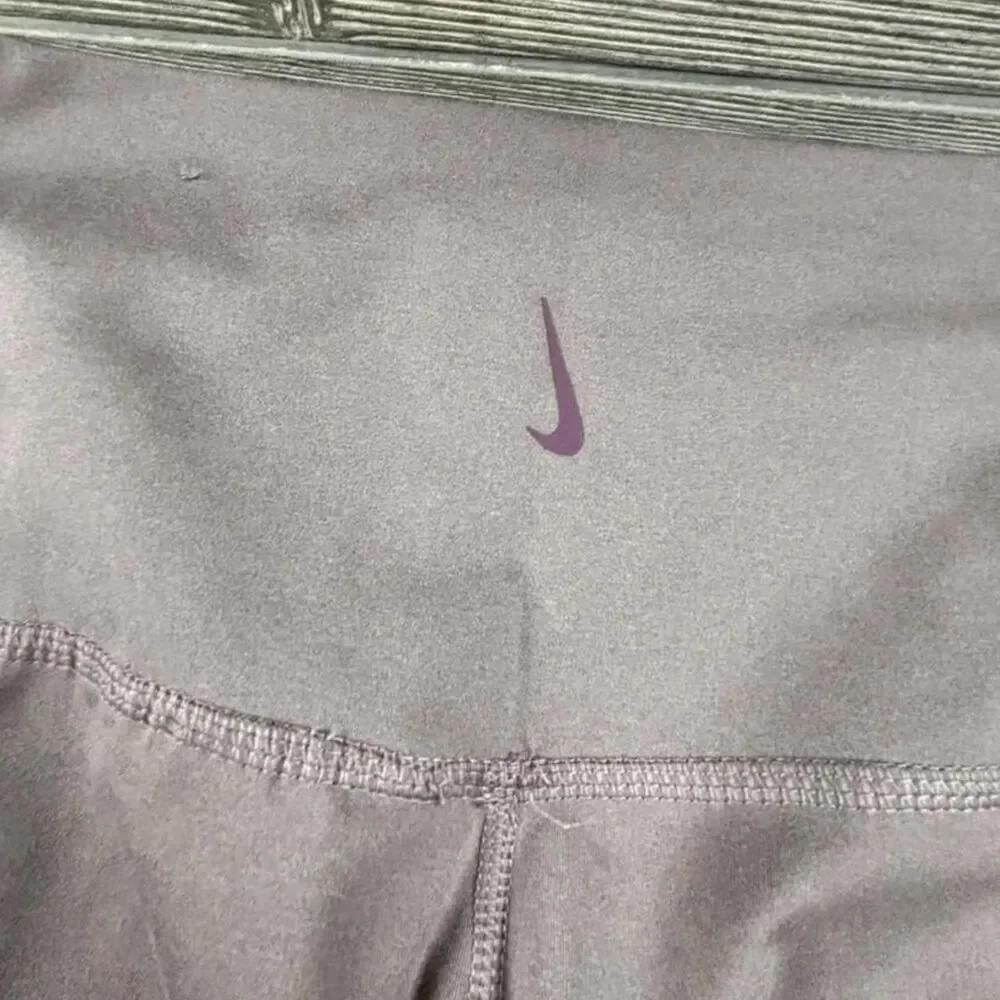 Nike Dri-FIT Mauve High Rise Leggings Women's Small Athletic Yoga Pants